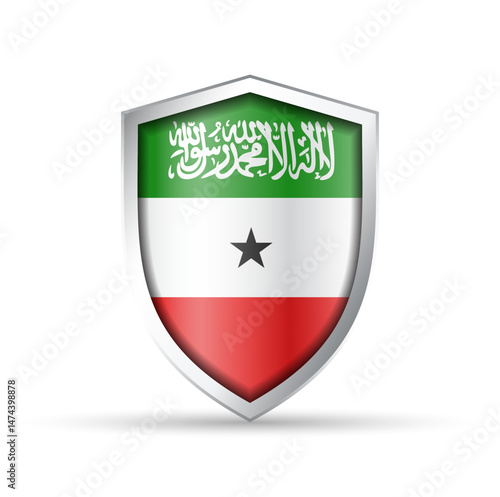 Somaliland Flag Glossy Shield Icon (Limited Recognition) Free Download Somaliland Flag Glossy Shield Icon (Limited Recognition) - GFXLoad