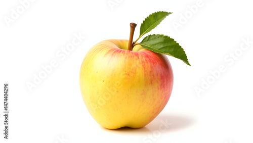 red apple isolated on white