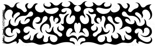 Vector design set, flames and fire, acid neo tribal shapes, y2k elements and abstract illustrations in gothic style, gothic and acid tattoos and print templates