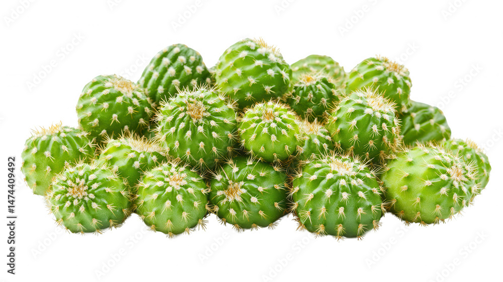 Cluster of Green Cactus Plants on PNG Transparent Background for Design Cluster of Green Cactus Plants on PNG Transparent Background for Design