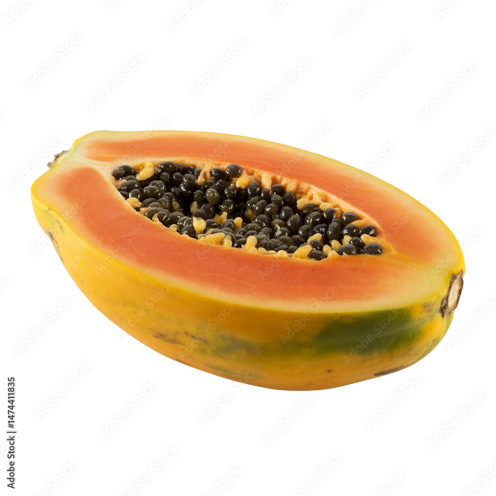 papaya on transparent background papaya on transparent background