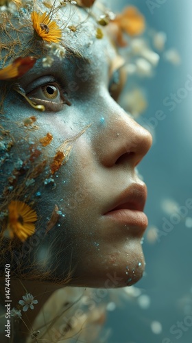 Ethereal Vernal Spirit with Floral Fusion