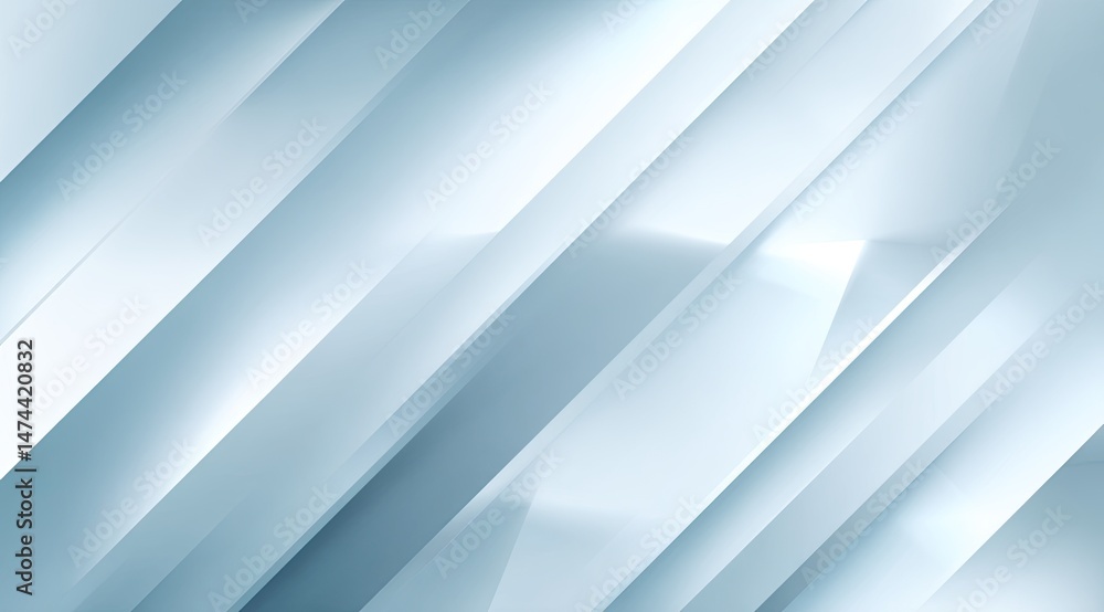 Obraz premium Abstract light blue diagonal stripes