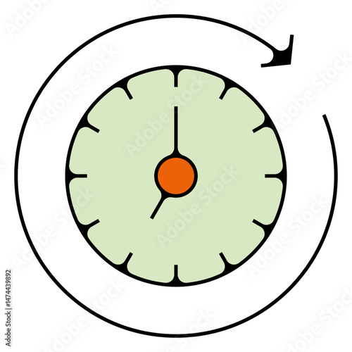 icone symbole pictogramme entreprise success temp objectif