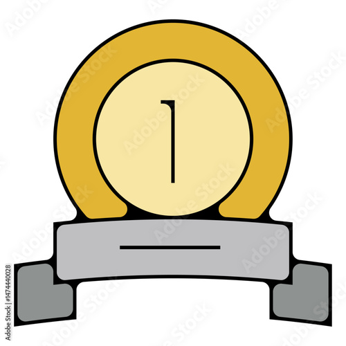 icone symbole pictogramme entreprise success travail medaille honneur