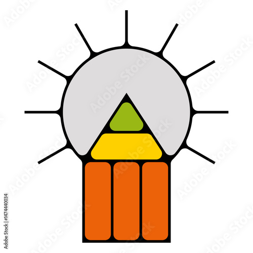 icone symbole pictogramme entreprise success travail objectif