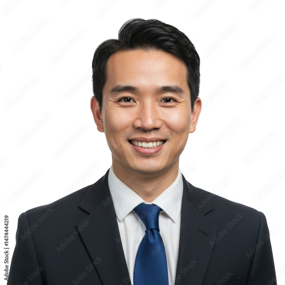 Smiling Asian Businessman Portrait Smiling Asian Businessman Portrait