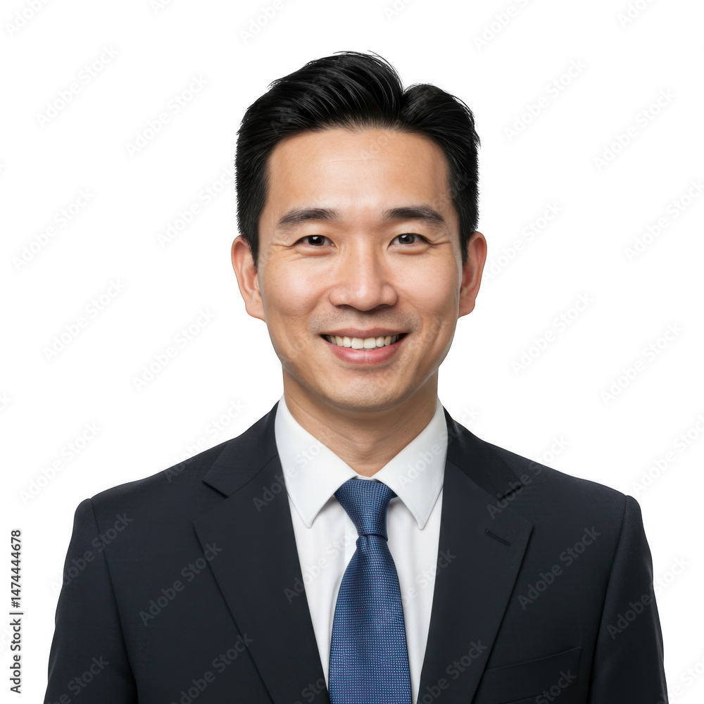 Smiling Asian Businessman Portrait Smiling Asian Businessman Portrait