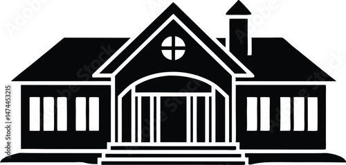 villa vector icon.