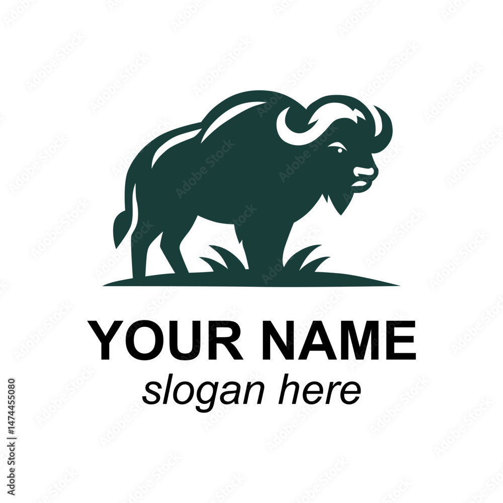 Obraz premium Bison Logo for Your Business
