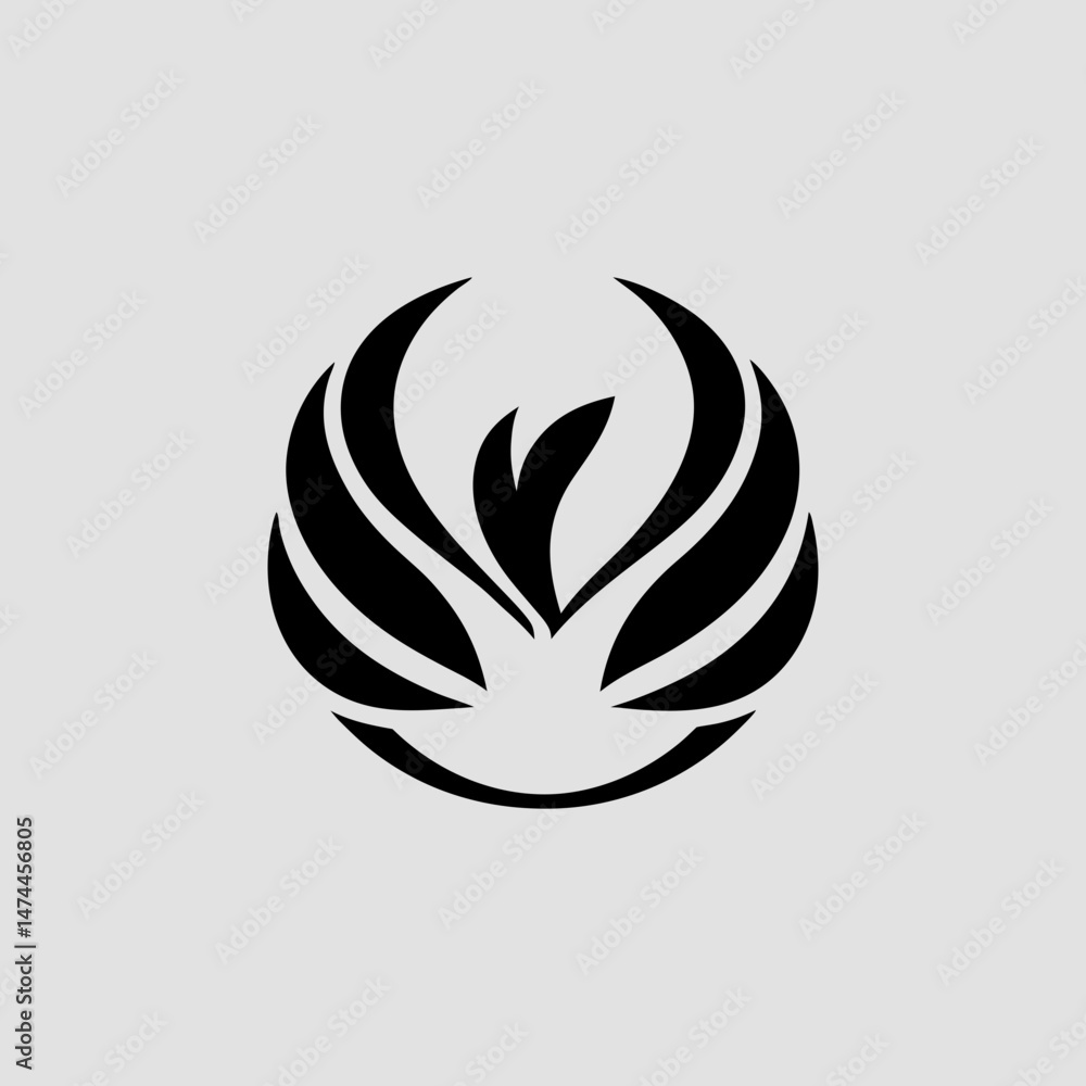 Fototapeta premium Phoenix vector element