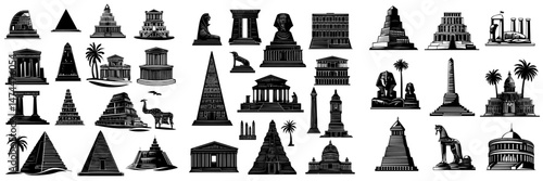 Travel to iconic landmarks and explore famous modern monuments around the world