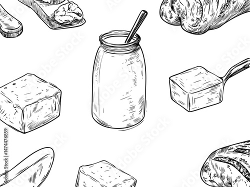 set of food