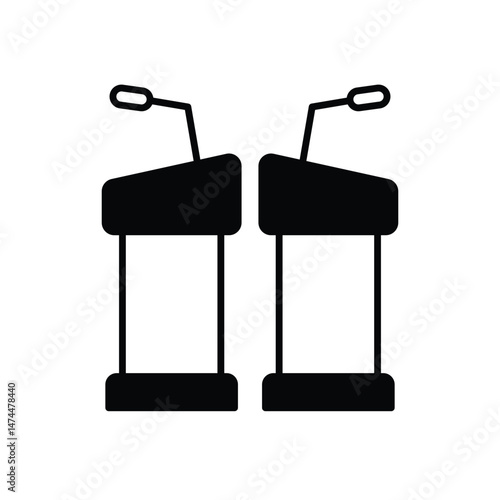 Debate Vector icon
