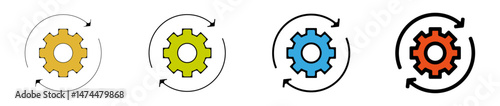 icone symbole pictogramme entreprise success engrenage reglage graisse couleur