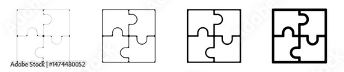 icone symbole pictogramme entreprise success puzzle graisse