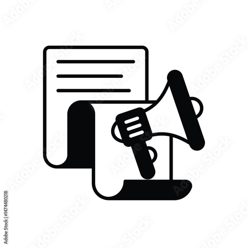 Election Manifesto Vector icon
