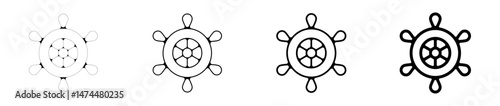 icone symbole pictogramme entreprise success travail gouvernail graisse