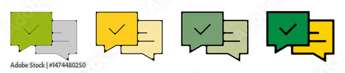 icone symbole pictogramme entreprise success travail discussion graisse couleur