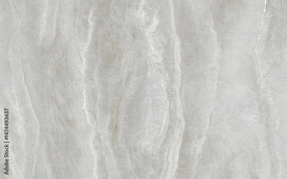 Obraz premium Serene light grey marble surface depicting natural veins and textures perfect for architectural design elements and interior decoration projects.