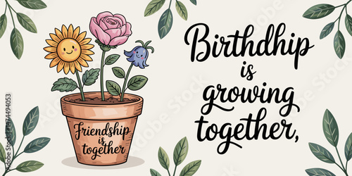 purple heart day, friendship day banner, international friendship day, happy friendship day, labor day, friendship banner, day banner, friendship poster, day poster, cute poster, cute kawaii, kawaii p