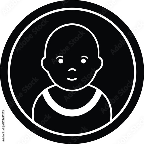 baby vector icon.