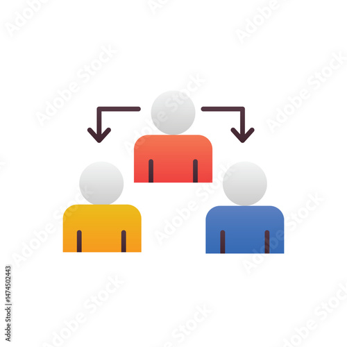 Delegates Vector icon