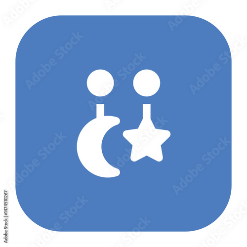 moon icon for illustration 