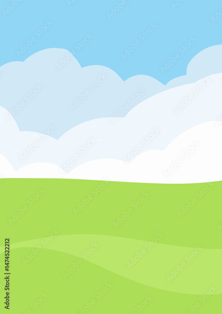 green field and blue sky green field and blue sky
