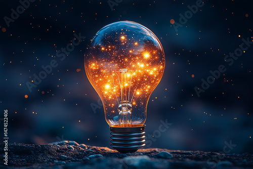 Wallpaper Mural Light bulb for ideas concept Torontodigital.ca