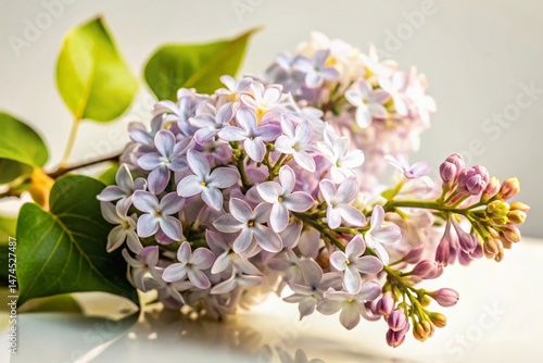 Lilac Branch Portrait, Spring Blossoms, Purple Flowers, Close Up Photography