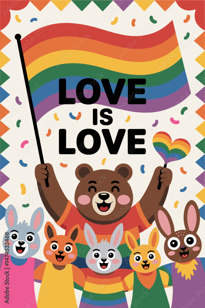 Naklejka premium pride month flag, happy pride month, gay pride month, lgbt, happy pride, pride flag, month flag, pride flag, flag pride, gay, national pride day, american pride month, pride flag with blank space, rai