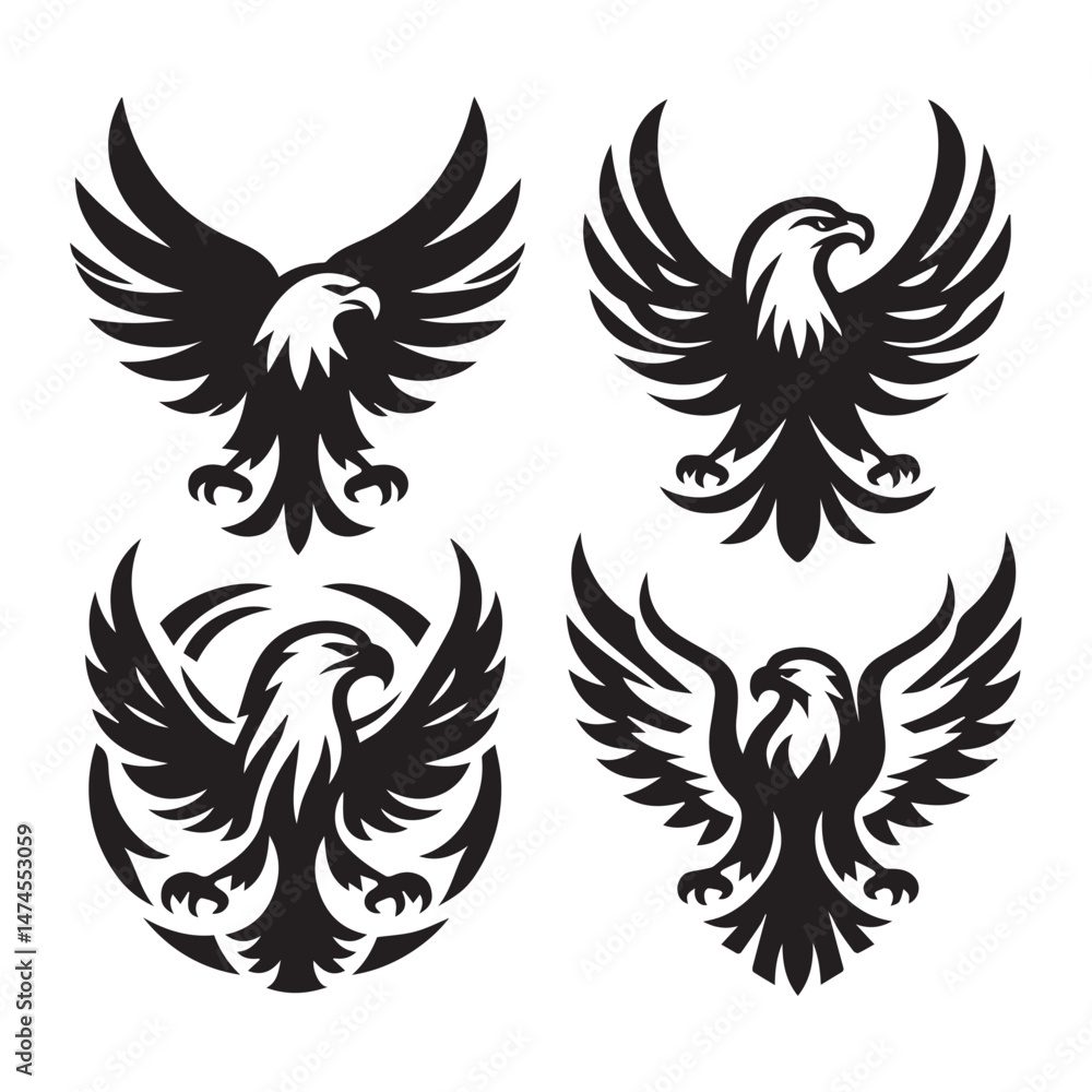 Obraz premium Majestic Eagle Vector Illustrations