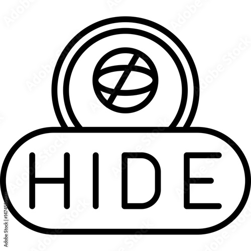 Hide Icon
