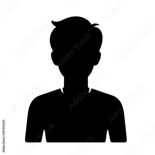 Waving Person Silhouette for Greeting and Communication Design