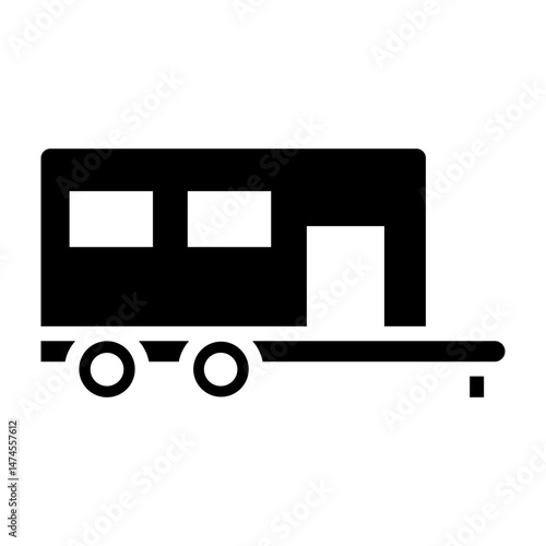 2247-Trailer glyph icon