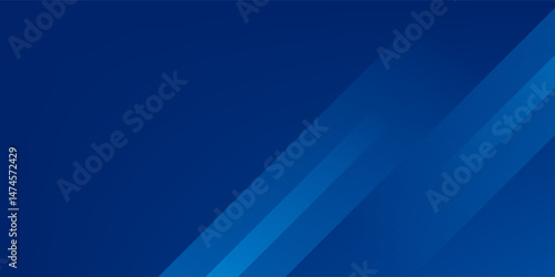 Abstract blue background with glowing geometric lines. Modern blue gradient square shape design. Futuristic technology concept. Suit for brochure,