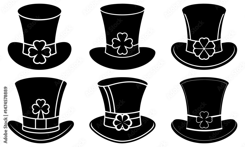 custom made wallpaper toronto digitalAbstract black silhouette bundle six vector designs for creative projects