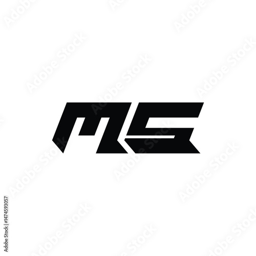 MS monogram logo design letter text name symbol monochrome logotype alphabet character simple logo