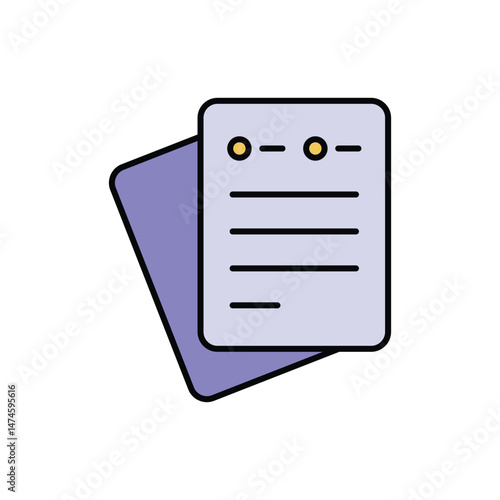 Assignment Icon vector