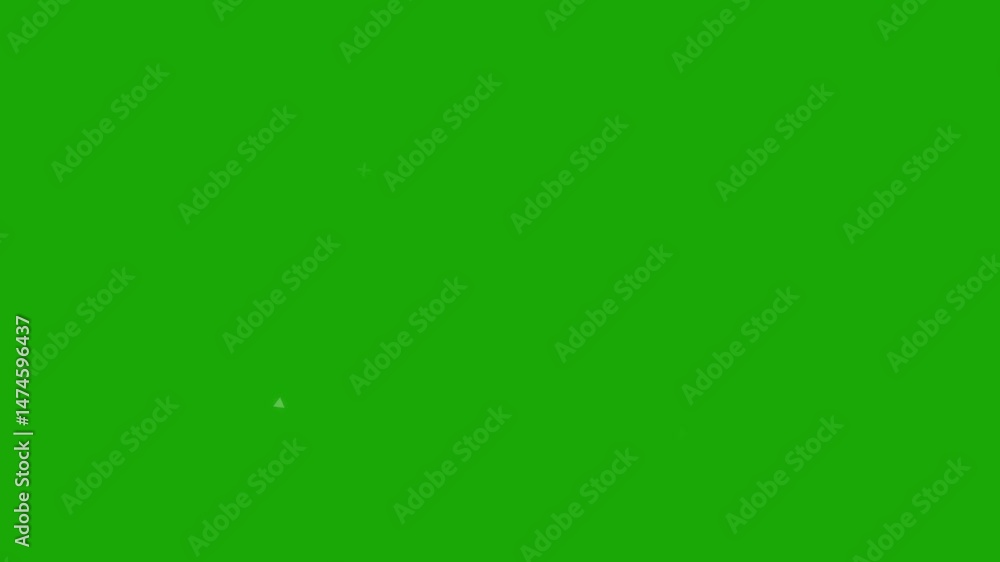 Looping Firework Line Burst with Circle Explosion on Green Background Looping Firework Line Burst with Circle Explosion on Green Background