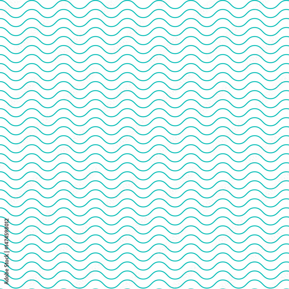 Seamless pattern with green waves.Sea wave repeat pattern, curve wavy lines isolated on white background.Sea waves water background.Vector graphic abstract illustration. Seamless pattern with green waves.Sea wave repeat pattern, curve wavy lines isolated on white background.Sea waves water background.Vector graphic abstract illustration.