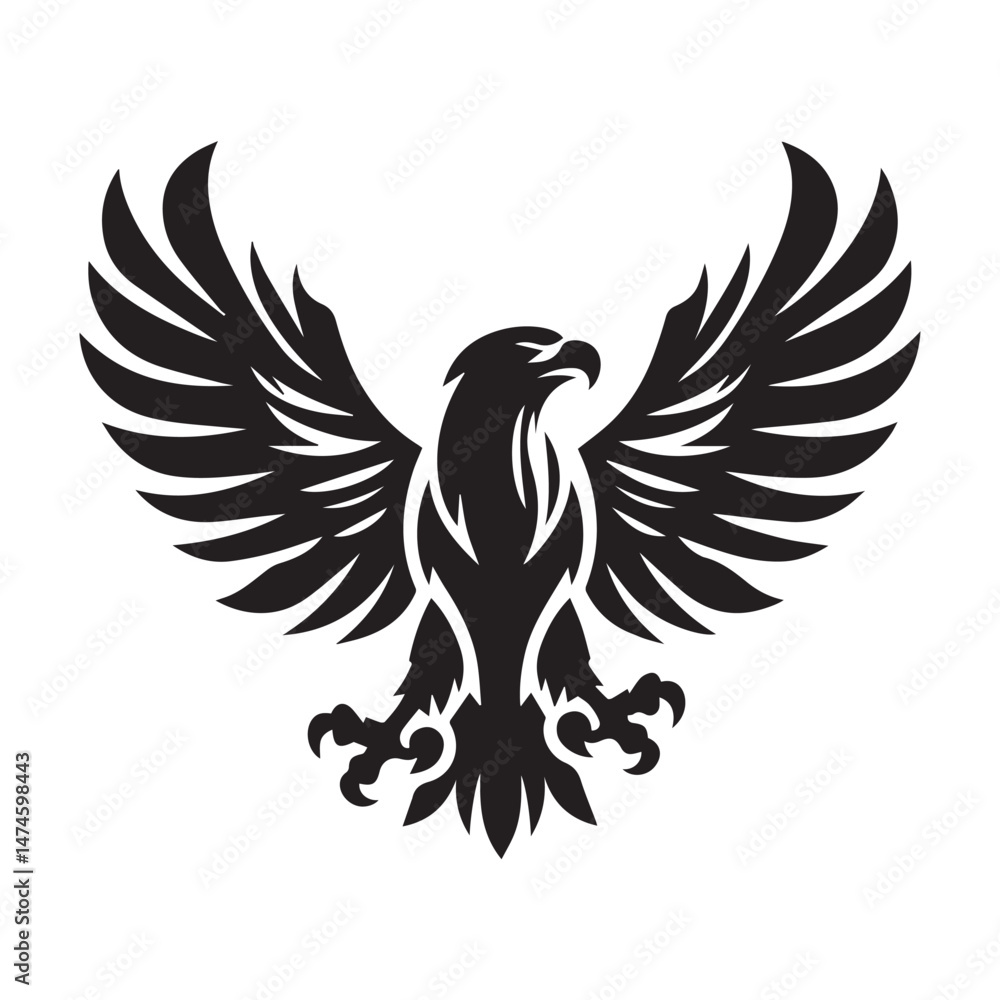 Obraz premium Eagle Silhouettes Vector Collection