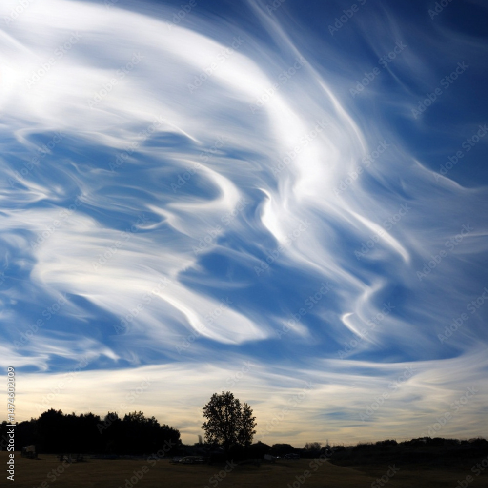 Obraz premium Where Clouds Dance