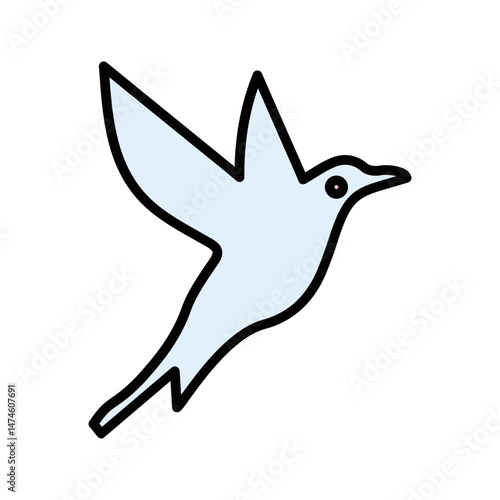 Hummingbird Vector Icon