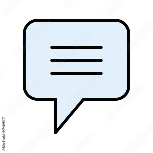 Comment Box Vector Icon