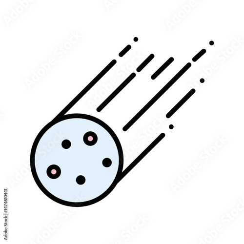 Asteroid Vector Icon