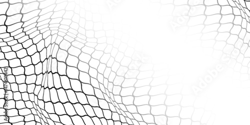 Net pattern. Rope net vector silhouette. Soccer, football, volleyball, tennis and tennis net pattern. Fisherman hunting net rope texture / pattern.