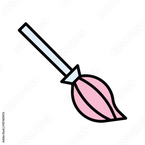 Witches Broom Vector Icon