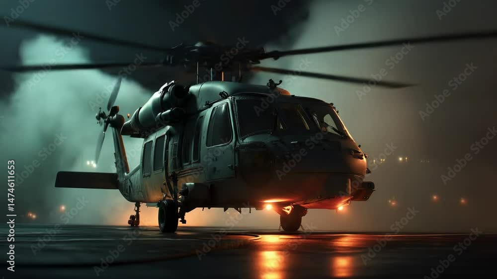 Nighttime helicopter operations over urban landscapes highlighting technology and precision in dynamic environments Nighttime helicopter operations over urban landscapes highlighting technology and precision in dynamic environments